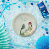 Personalisierte Mermaid Birthday Party Paper Telle Pappteller (Party)