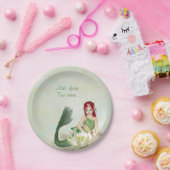 Personalisierte Mermaid Birthday Party Paper Telle Pappteller (Party)
