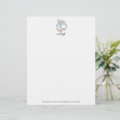 Personalisierte Mermaid Kid's Stationery (Stehend Vorderseite)