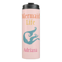 Personalisierte Mermaid LIfe Thermal Tumbler