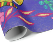 PERSONALISIERTE MERRY CHRISTMAS MIT GNOME XMAS TRE GESCHENKPAPIER (Rolleneckpunkt)