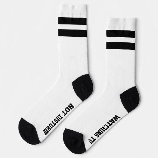 PERSONALISIERTE Message Socks Socken (Linkes Detail)