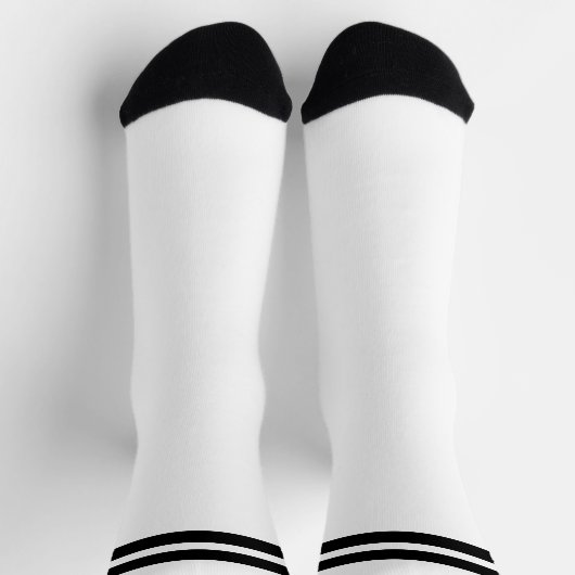 PERSONALISIERTE Message Socks Socken (Oben)