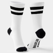 PERSONALISIERTE Message Socks Socken (Gewinkelt)