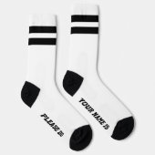 PERSONALISIERTE Message Socks Socken (Rechts)