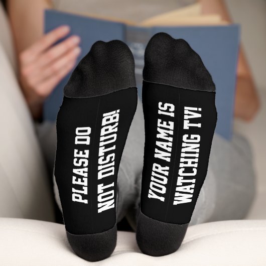 PERSONALISIERTE Message Socks Socken (Unterseite)