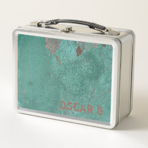 Personalisierte Metall-Lunchbox - oxidiertes Kupfe Metall Brotdose