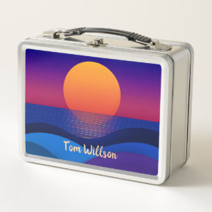 Personalisierte Metall-Lunchbox 'Traumhafter Sonne Metall Brotdose