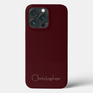 Personalisierte Metallic dunkle sienna Radial Text Case-Mate iPhone Hülle