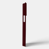 Personalisierte Metallic dunkle sienna Radial Text Case-Mate iPhone Hülle (Rückseite / Rechts)