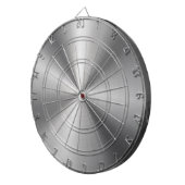 Personalisierte metallische Radialbeschaffenheit Dartscheibe (Vorderseite rechts)