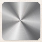 Personalisierte metallische Radialbeschaffenheit Rechteckiger Pappuntersetzer (Vorderseite)
