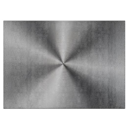 Personalisierte metallische Radialbeschaffenheit Schneidebrett (Vorderseite)