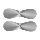 Personalisierte metallische Radialtextur Baseball (Paneele)