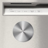 Personalisierte metallische Radialtextur Magnet (In Situ (Geschirrspüler))