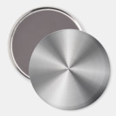 Personalisierte metallische Radialtextur Magnet (Vorderseite/Rückseite)