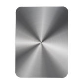 Personalisierte metallische Radialtextur Magnet (Vertikal)