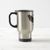 Personalisierte metallisierte Eulen-Kunst Reisebecher (Links)