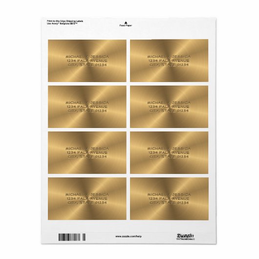 Personalisierte Metallradialtextur (Vorne)