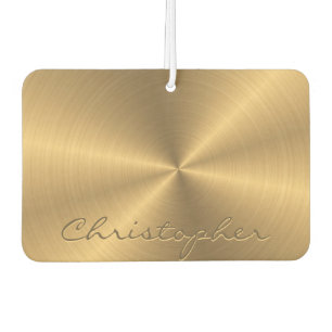 Personalisierte Metallradialtextur Autolufterfrischer