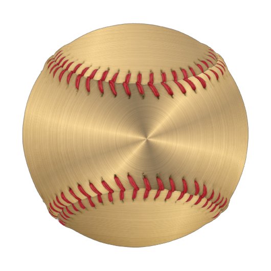 Personalisierte Metallradialtextur Baseball (Rückseite)