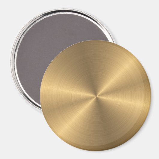 Personalisierte Metallradialtextur Magnet (Vorderseite/Rückseite)