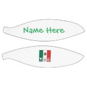 Personalisierte Mexiko-Flagge Basketball (Panele)