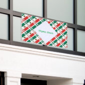 Personalisierte Mexiko-Flagge gekachelt Banner (Äußeres Gebäude)