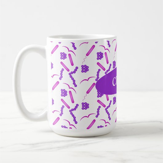Personalisierte Mikrobiologie Kaffeetasse (Links)