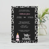 Personalisierte Milchmädchendusche Einladung (Stehend Vorderseite)