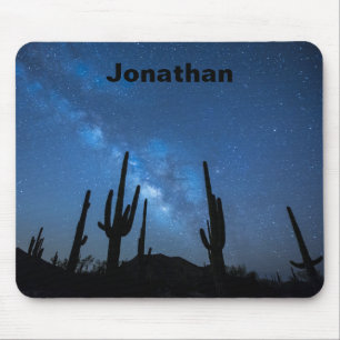 Personalisierte Milchstraße Wüste Südwestmousepad Mousepad