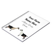 Personalisierte Milchziege Notizblock (Linke Seite)