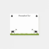 Personalisierte Milchziege Post-it Klebezettel (Vorderseite)