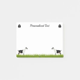 Personalisierte Milchziege Post-it Klebezettel