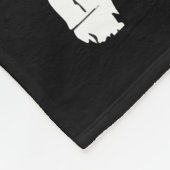 Personalisierte Militärflagge dünne grüne Linie Fleecedecke (Ecke)