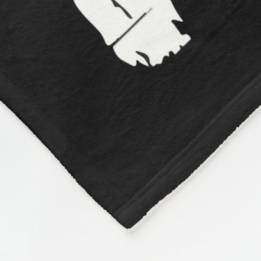 Personalisierte Militärflagge dünne grüne Linie Fleecedecke (Ecke)