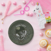 Personalisierte militärische Camouflage Soldat Sch Pappteller (Party)