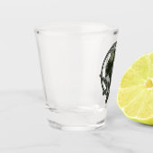 Personalisierte militärische Camouflage Soldat Sch Schnapsglas (Links)