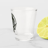 Personalisierte militärische Camouflage Soldat Sch Schnapsglas (Rechts)