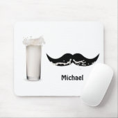 Personalisierte Milk Mustache Mousepad (Mit Mouse)