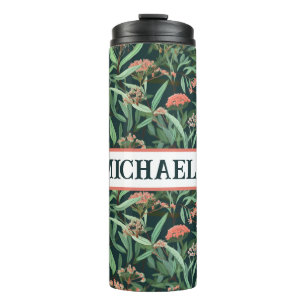 Personalisierte Milkweed Gemustert Thermosbecher