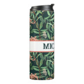 Personalisierte Milkweed Gemustert Thermosbecher (Nach links gedreht)