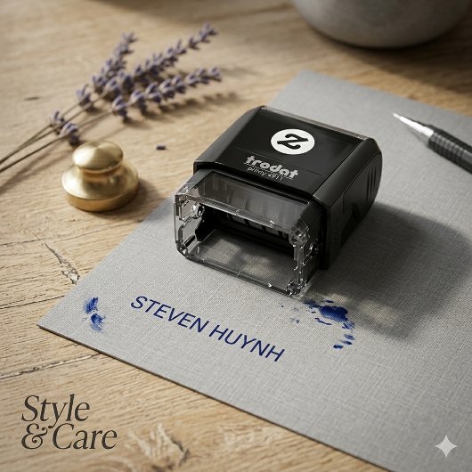 Personalisierte Mini-Selbstfarbige Briefmarke mit Permastempel