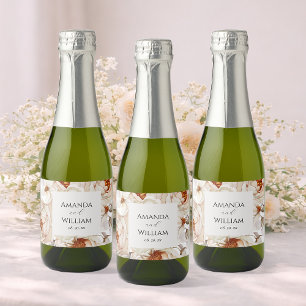 Personalisierte Mini-Sparkling Weinflaschen Etiket Schaumweinetikett