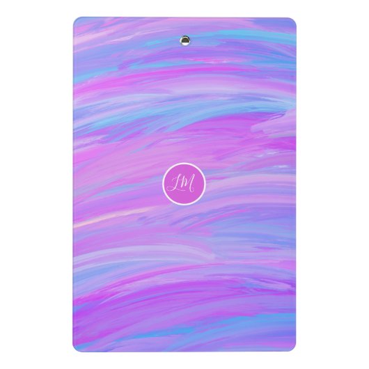 Personalisierte Miniklammer mit gestrichenen Farbe Mini Klemmbrett (Rückseite)