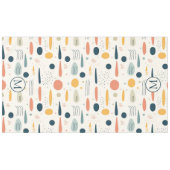 Personalisierte Minimale Abstrakte Boho Pastellfar Tischdecke (Vorderseite (Horizontal))