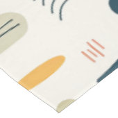 Personalisierte Minimale Abstrakte Boho Pastellfar Tischdecke (Schrägansicht)