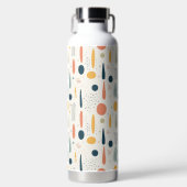 Personalisierte Minimale Abstrakte Boho Pastellfar Trinkflasche (Vorderseite)