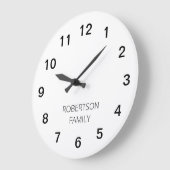 Personalisierte Minimalistische Acrylmauer-Uhr Große Wanduhr (Winkel)