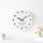 Personalisierte Minimalistische Acrylmauer-Uhr Große Wanduhr (Zuhause)